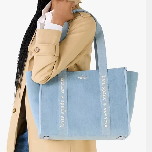 Kate Spade Kip Denim Large Tote